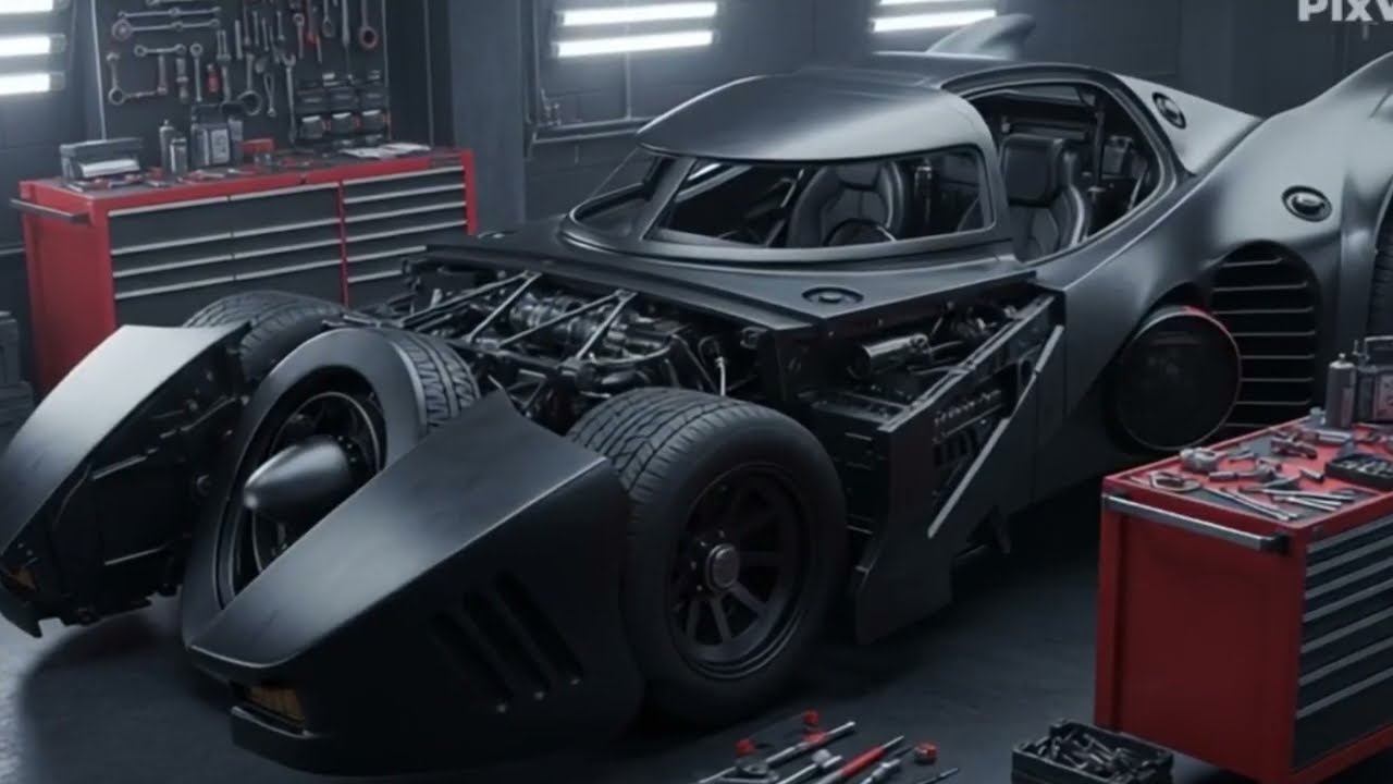 ASMR Car Restoration | Restoring the abandoned Batmobile in the jungle