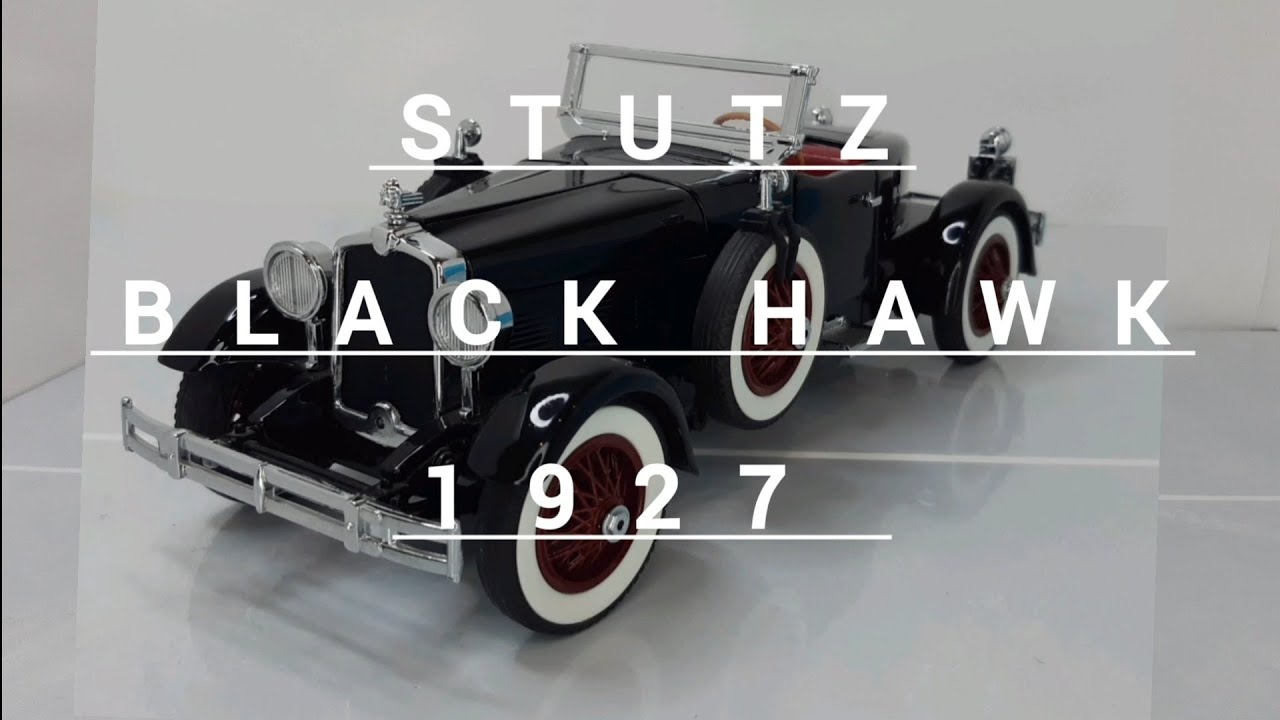 модель автомобиля 1927 Stutz Black Hawk. 1/24 Danbury mint