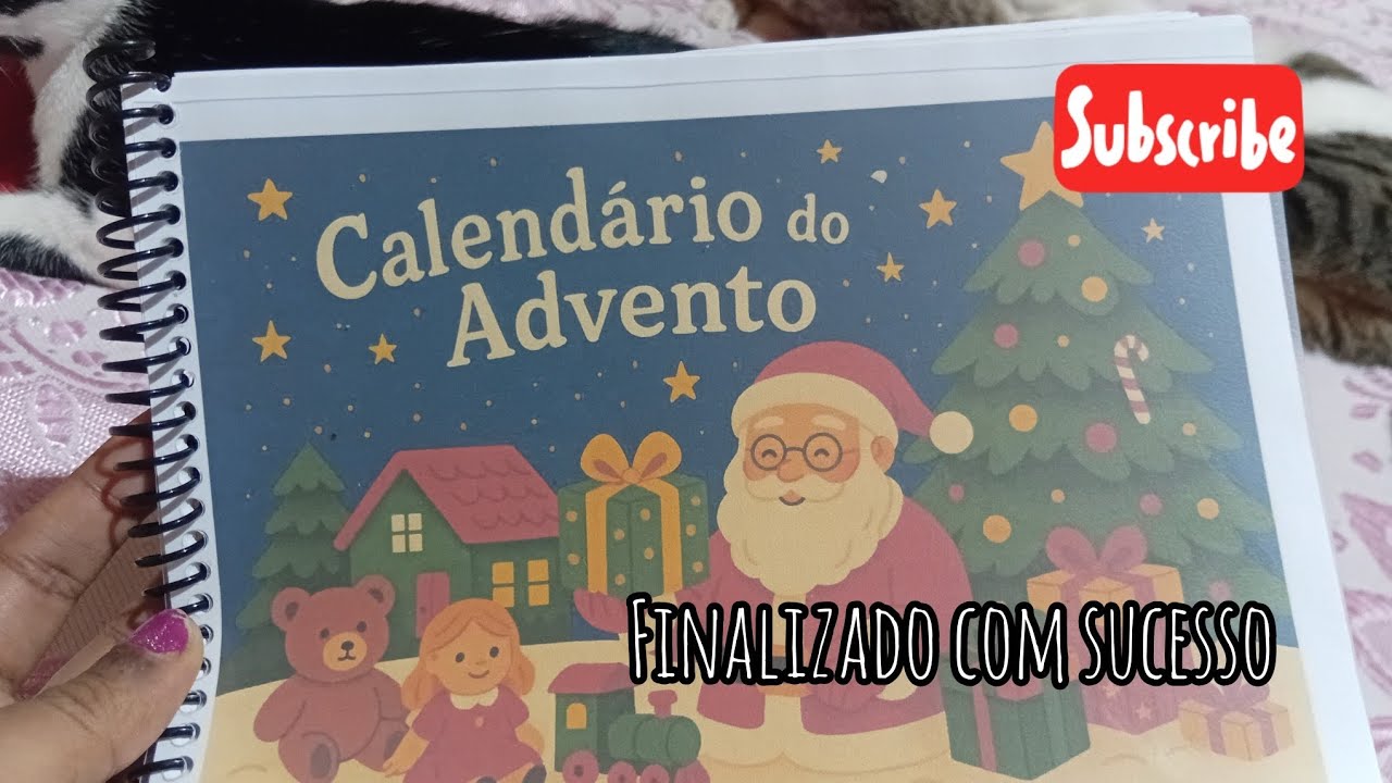 Mais um livro 📖  finalizado com sucesso 💜 calendário do advento de natal 