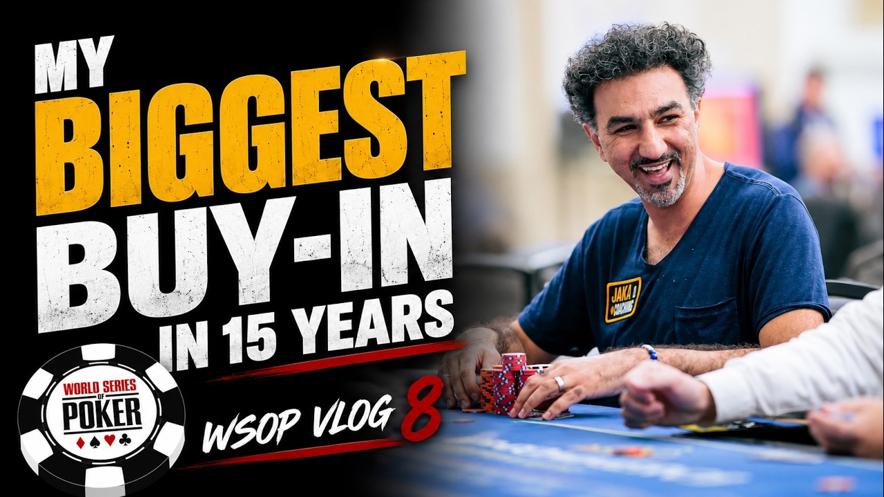 Мой самый крупный бай-ин за 15 лет | Влог с WSOP №8