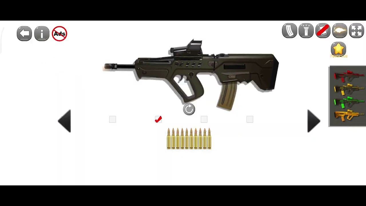 Me showcase guns and reloading them