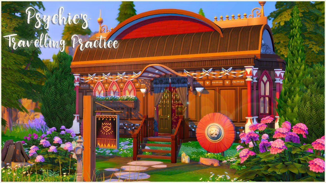 Psychic's Travelling Practice 🔮 | Paranormal Stuff Pack  | No CC | Speedbuild | THE SIMS 4