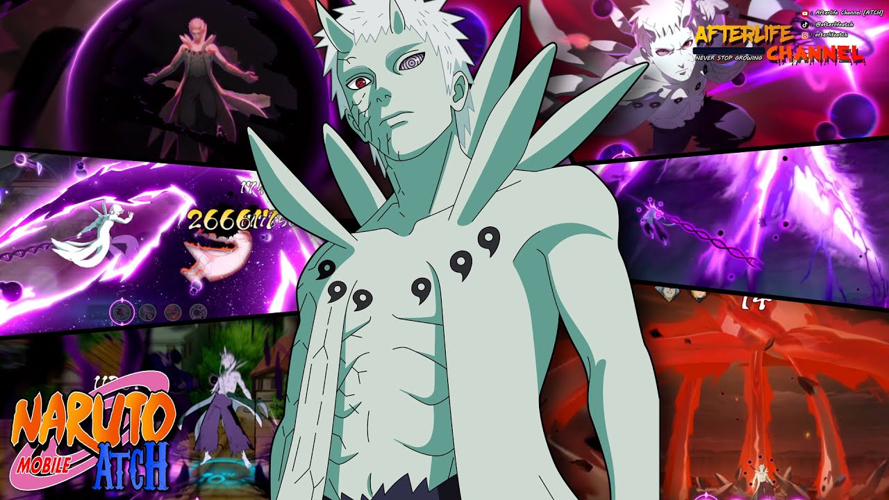 Naruto Mobile - Obito Uchiha [10 Tails Jinchuriki] Gameplay | Full HD 60FPS