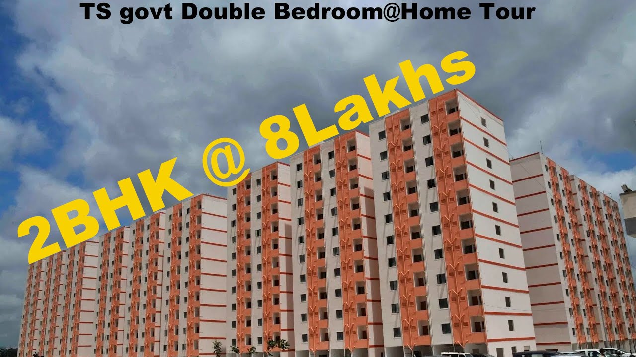 2 BHK @ 8 Lakhs | Telangana Govt Double Bedroom Home Tour