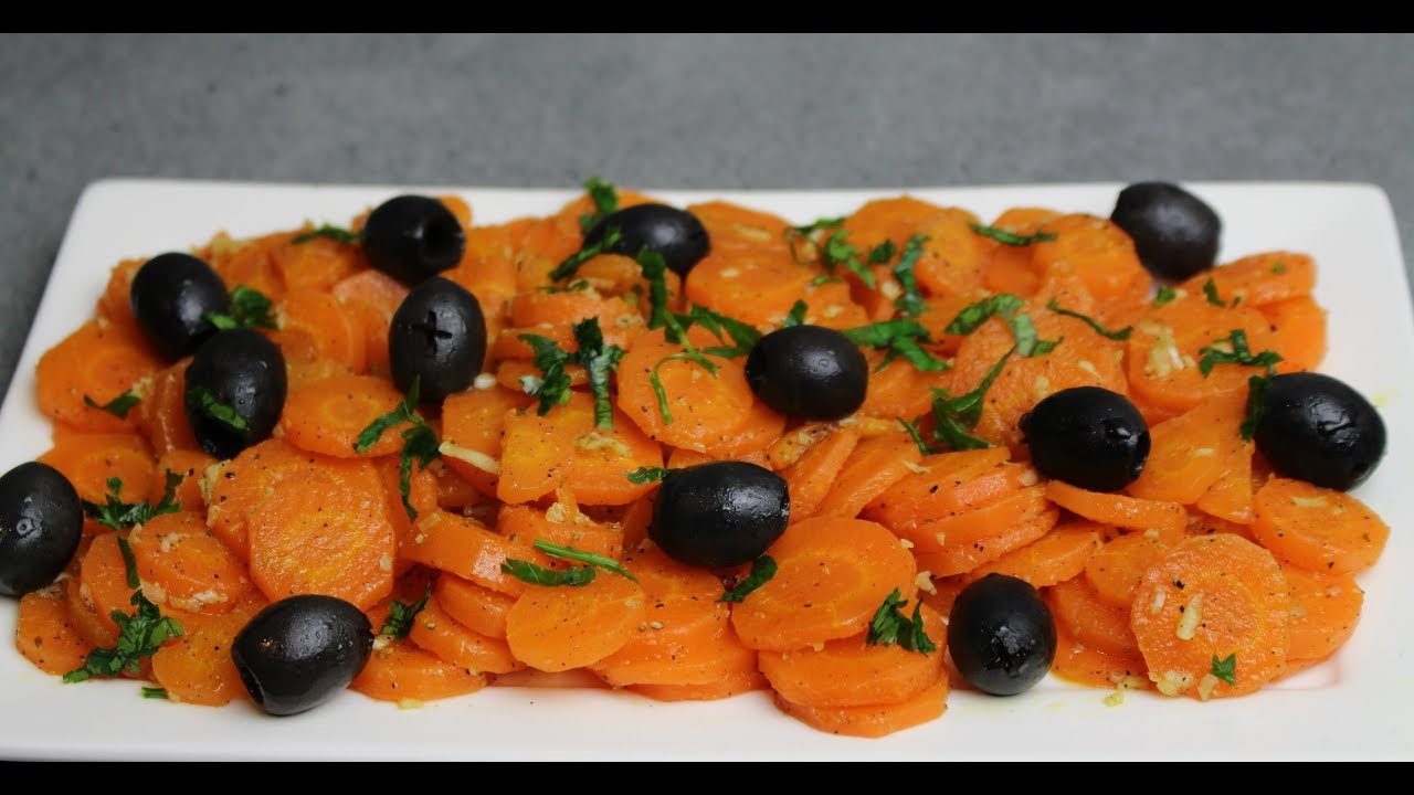 سلطة جزر بالتوابل  salade de carotte