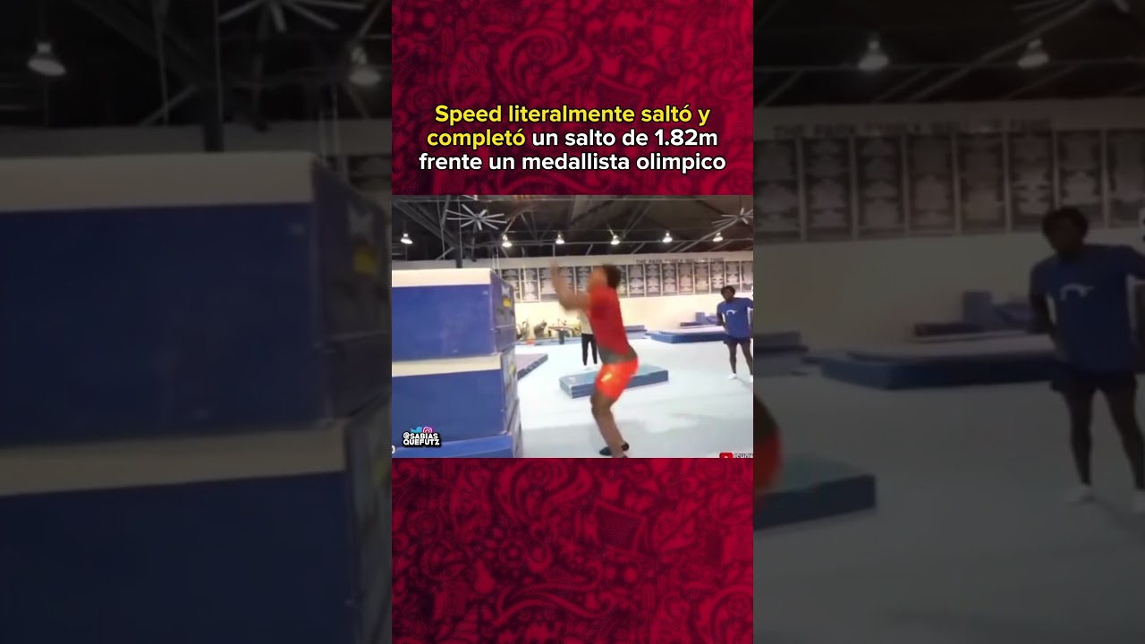 😮 SPEED hace esto frente un MEDALLISTA OL&Iacute;MPICO 🔥🔥 | #football #footballshorts #futbol #soccer