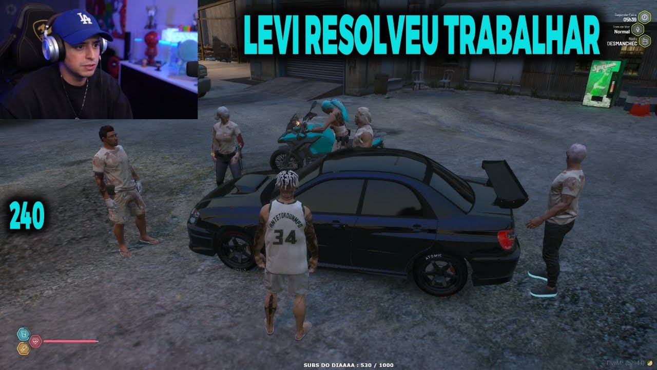 LEVI CHEGOU NA CIDADE AJUDANDO NOS TRABALHOS EM SUA FACÇÃO, GTA RP