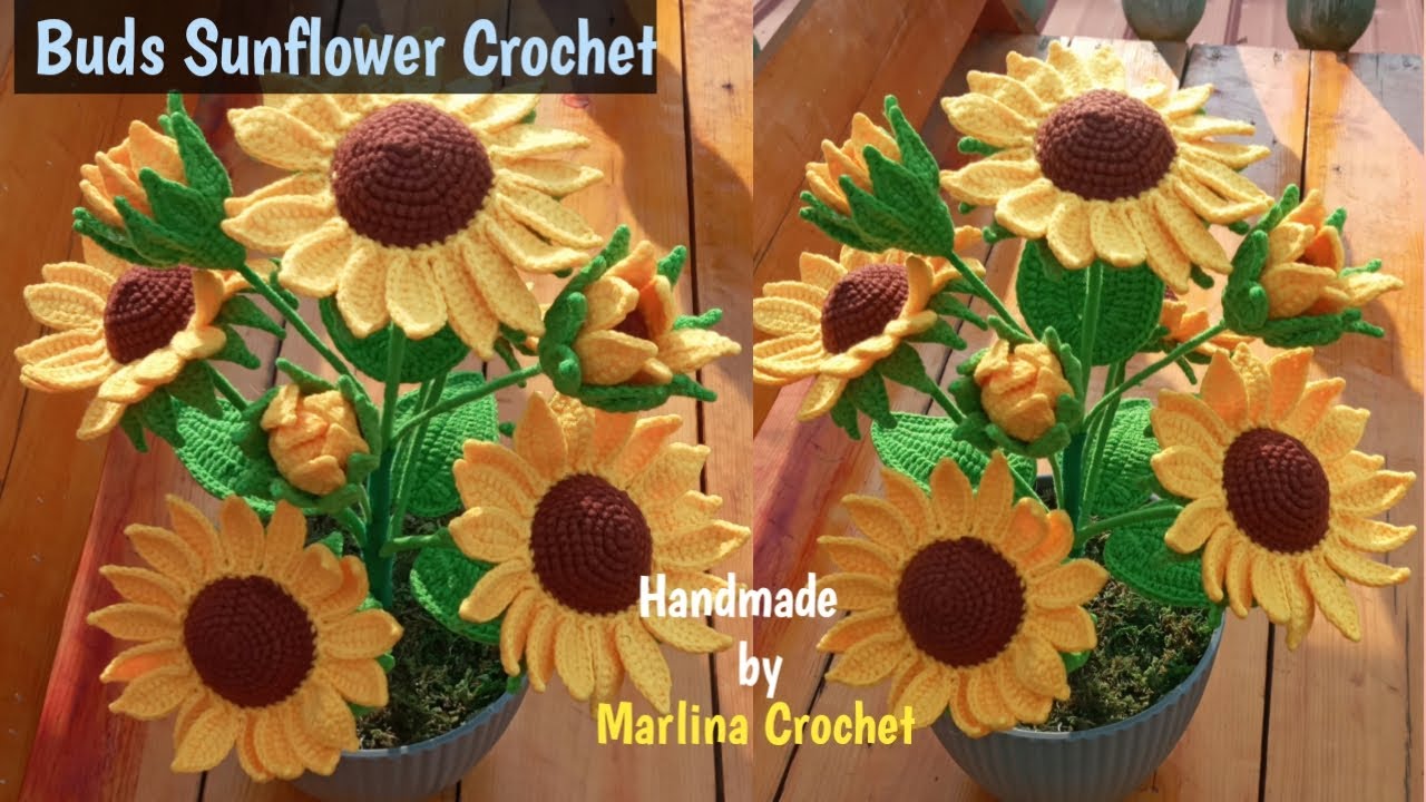 Buds Sunflower Crochet