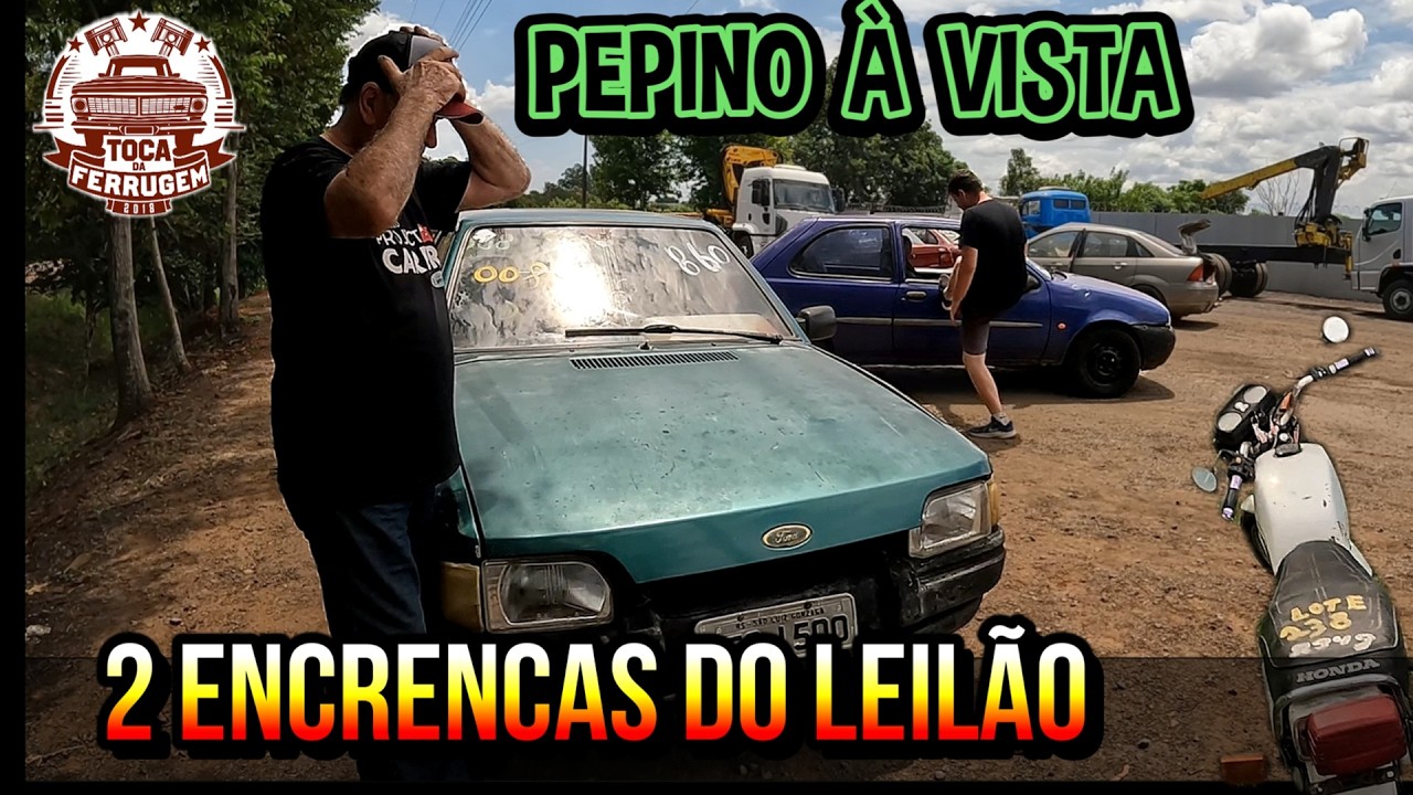 Compramos 2 encrencas no leilão! Fizemos besteira? (do leilão até trazer pra casa, filme completo)