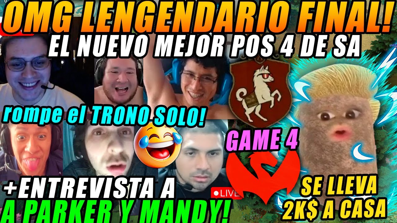 😲LEGENDARIA FINAL! +ENTREVISTA A MANDY Y PARKER😲PERUE REJECTS vs AMARU GAMING Game 4 CCT Season 2:SA