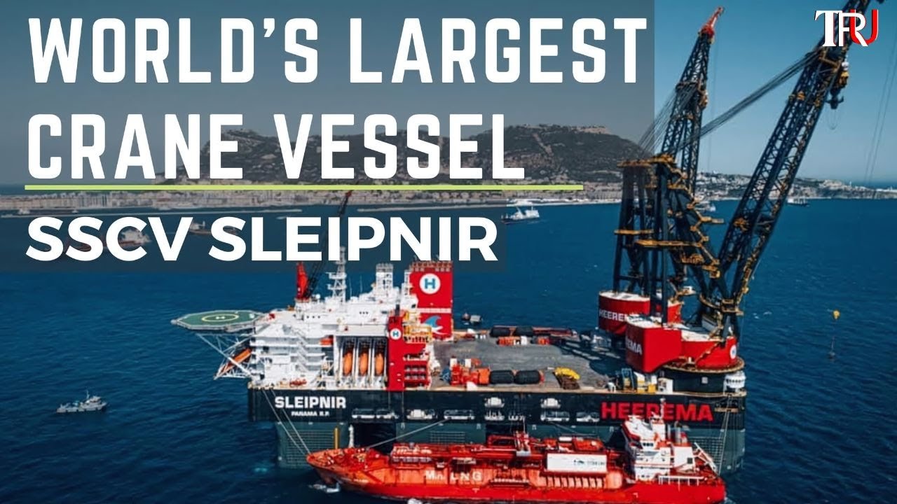 World's Largest Crane Vessel SSCV Sleipnir