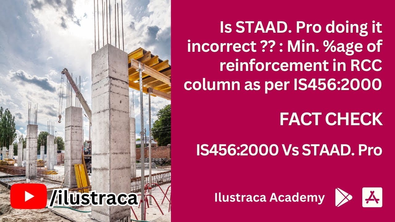 Is STAAD. Pro doing it incorrect? | Column Design | Fact Check | ilustraca | Sandip Deb