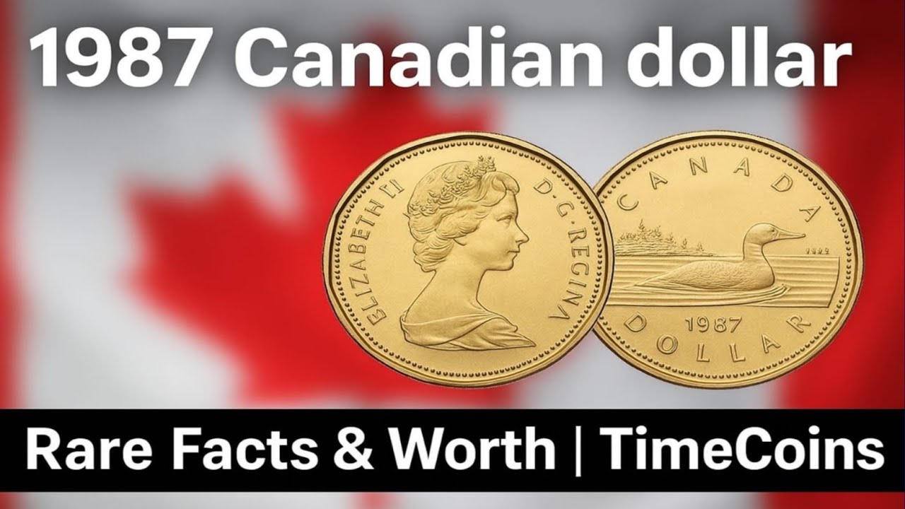 1987 Canadian One Dollar Coin | The Story of the Loonie | Worth, History & Secrets | @TimeCoins 