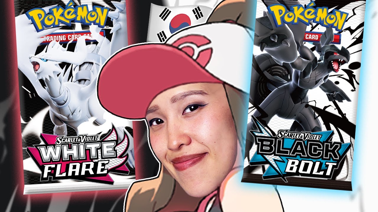 Black Bolt & White Flare In Korean is here! | Pokemon Booster Box Opening | KrystalKollectz