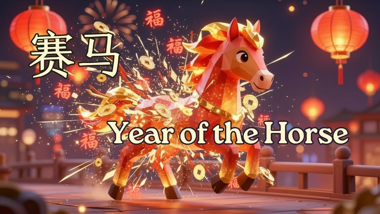 Year of the Horse Spirit | 赛马 (Sai Ma) &middot; Chinese Folk Music Animation