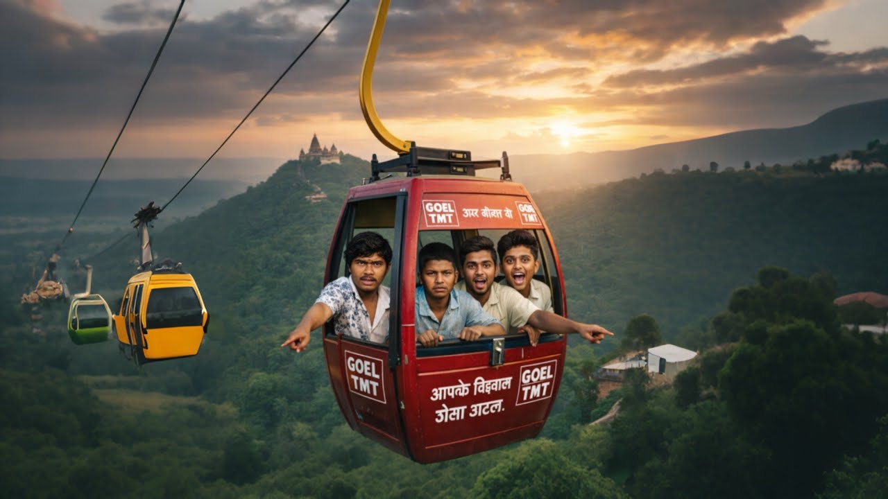 Hamara First Ropeway Adventure 😱🚠 !! Udankhatola ka pehla experience !✨
