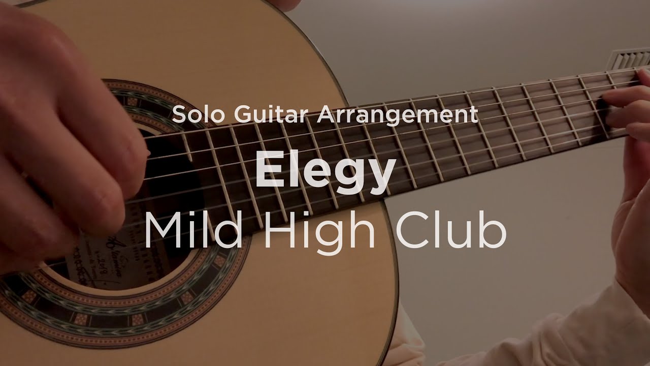 'Elegy' by Mild High Club | Solo classical guitar arrangement / fingerstyle cover