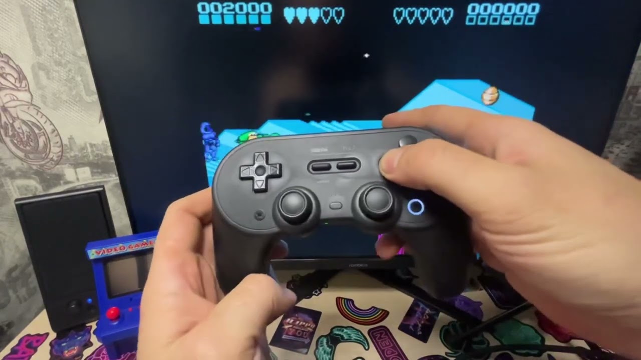 Включение турбо режима на геймпаде 8bitdo pro 2