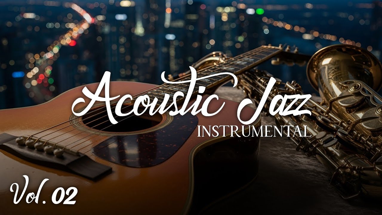 Late Night Acoustic Jazz Duo 🎷🎸 | Guitar & Sax Cozy Cafe Rain Mood [Vol.02] 