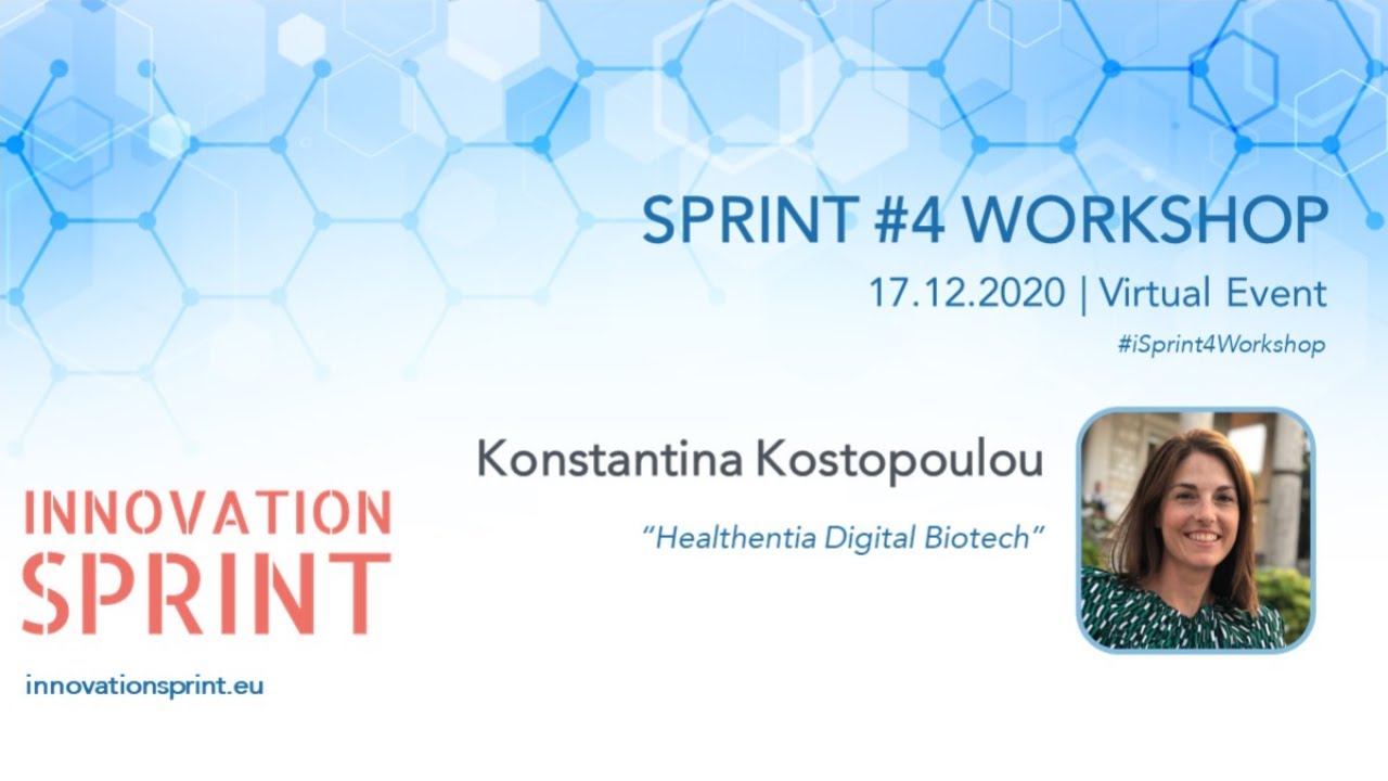 Konstantina Kostopoulou - CPO of Innovation Sprint | Sprint 4 Workshop