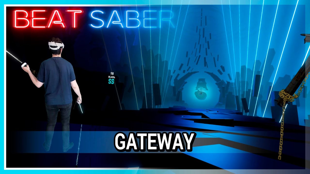 BEAT SABER | Gateway (aspect & Viznode) Beautiful Lightshow First Reaction [Expert+ SS]