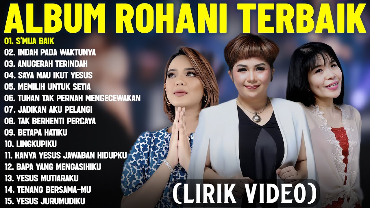 Lagu Rohani Herlin Pirena & Joy Tobing & Putri Siagian Full Album (Lirik Video) || Pilihan Terbaik