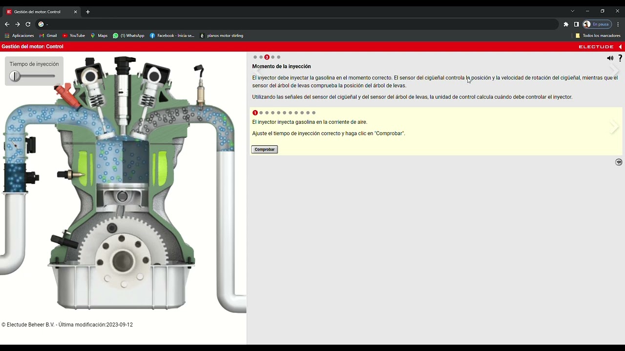 Gestión del motor control electude