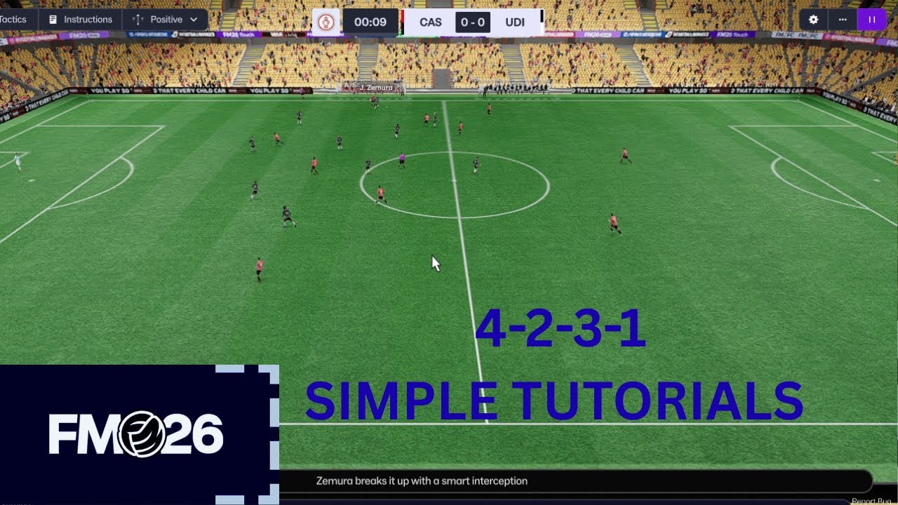 FM26 Tactics: Creating and Setting Up a Simple 4-2-3-1 Formation From Scratch in FM26