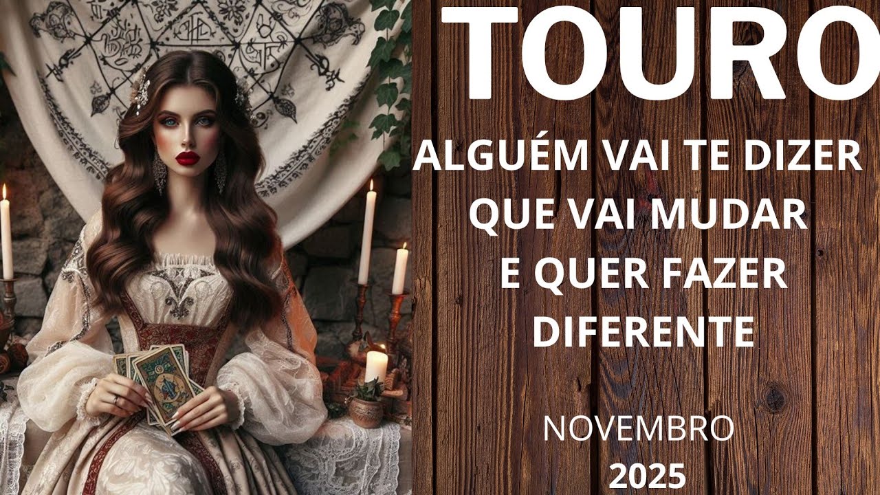 ♉️😮TOURO ALGUÉM VAI TE DIZER QUE VAI MUDAR E QUER FAZER DIFERENTE 