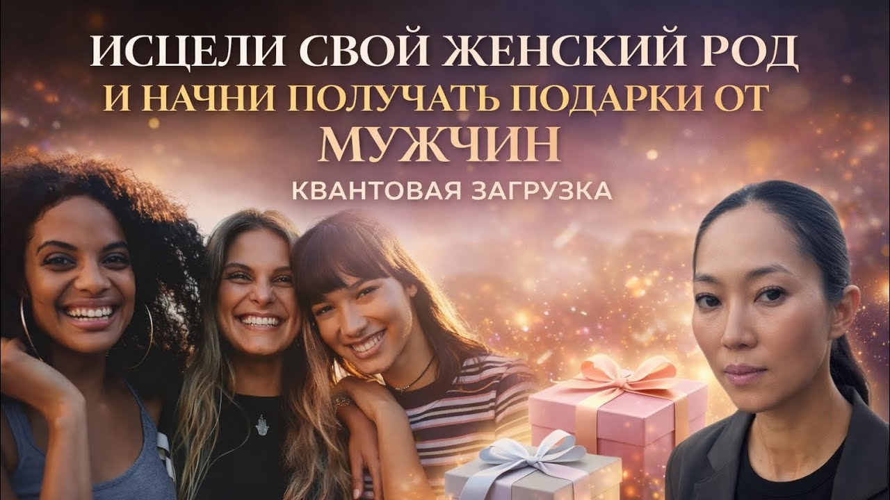 ИСЦЕЛИ СВОЙ ЖЕНСКИЙ РОД И НАЧНИ ПОЛУЧАТЬ ПОДАРКИ ОТ МУЖЧИН 🎁