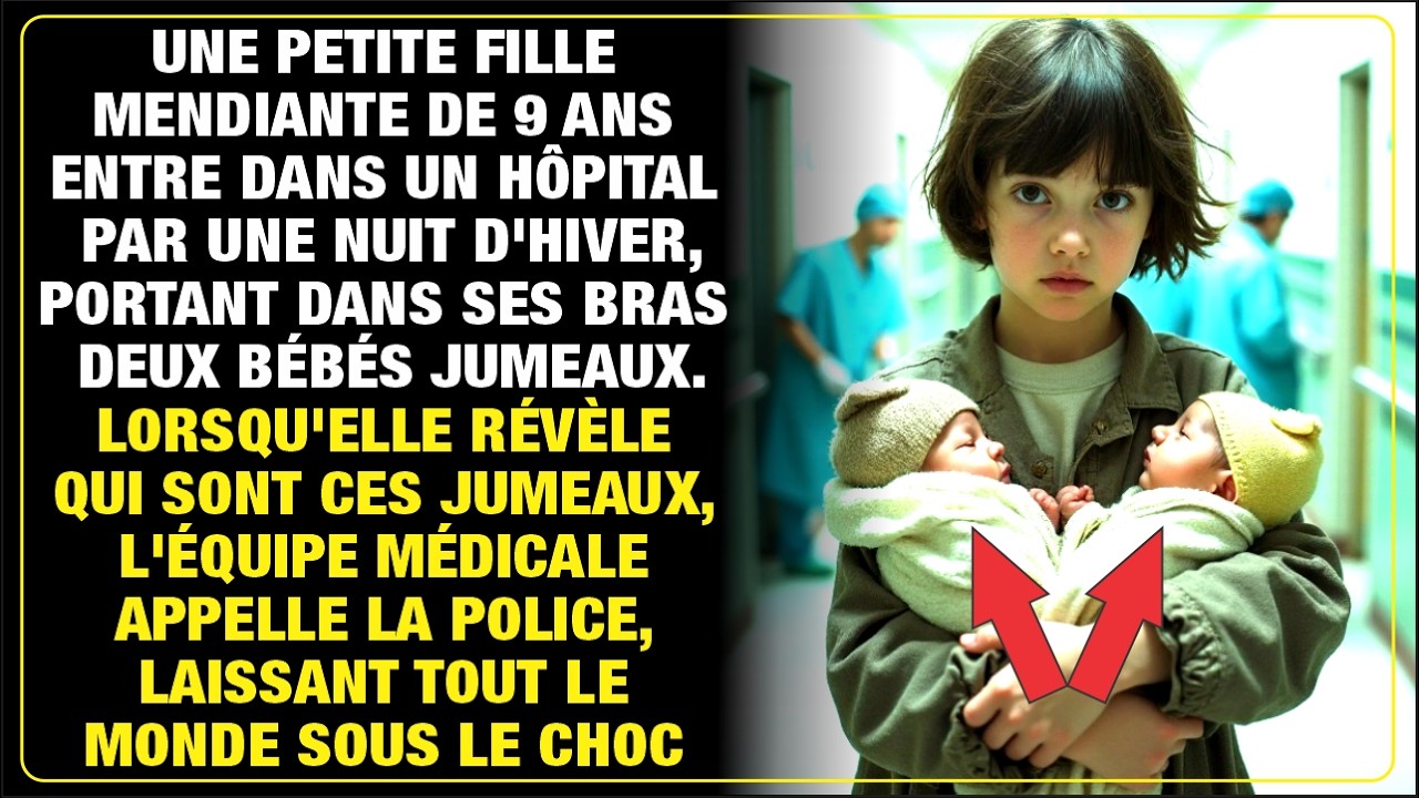 UNE FILLETTE MENDIANTE APPORTE DES JUMEAUX À L’HÔPITAL, SA RÉVÉLATION FAIT APPELER LA POLICE
