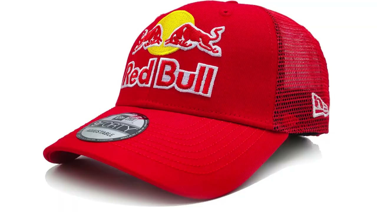 WEARMYHAT | Red Bull Cap New Era F1 Summer Red Mesh Breathable Trucker Hat