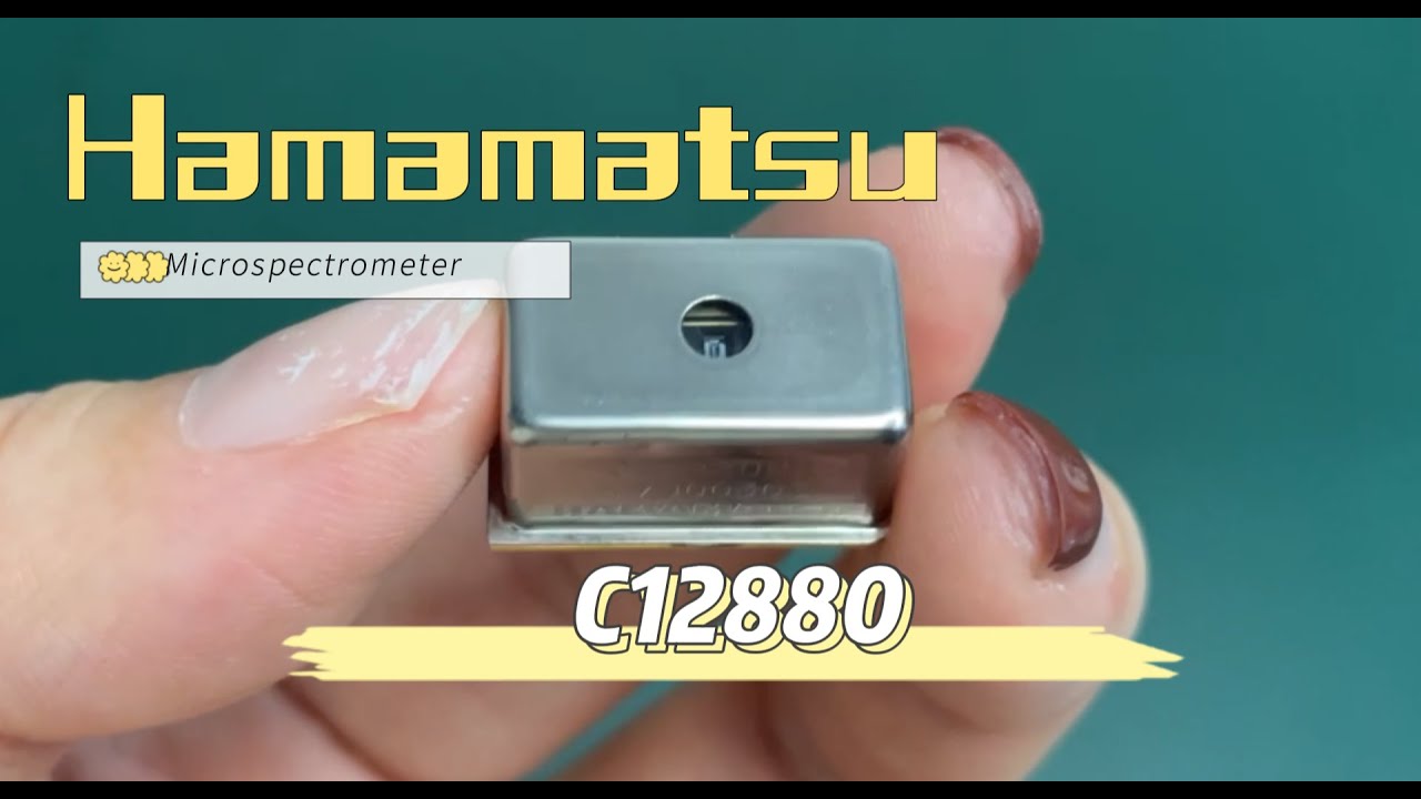 Как обстоят дела с характеристиками спектрометра Hamamatsu C12880?