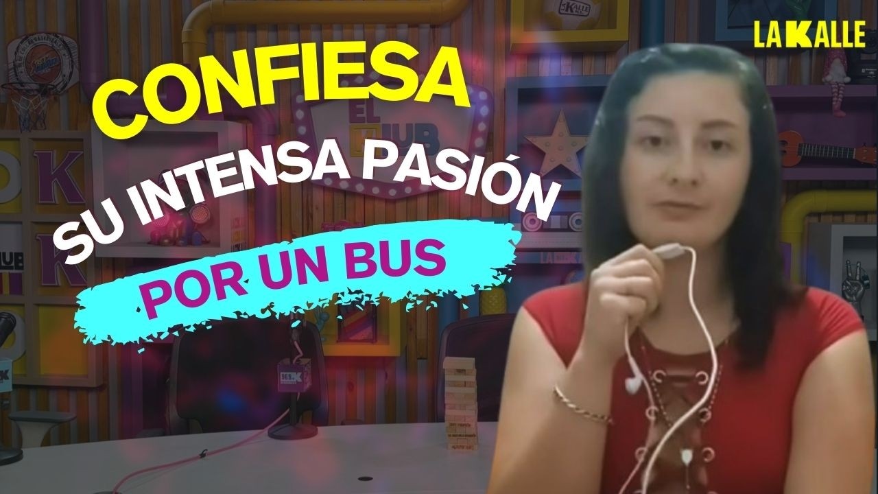 Mujer casada con un TransMilenio revela que desde niña sentía atracción por buses