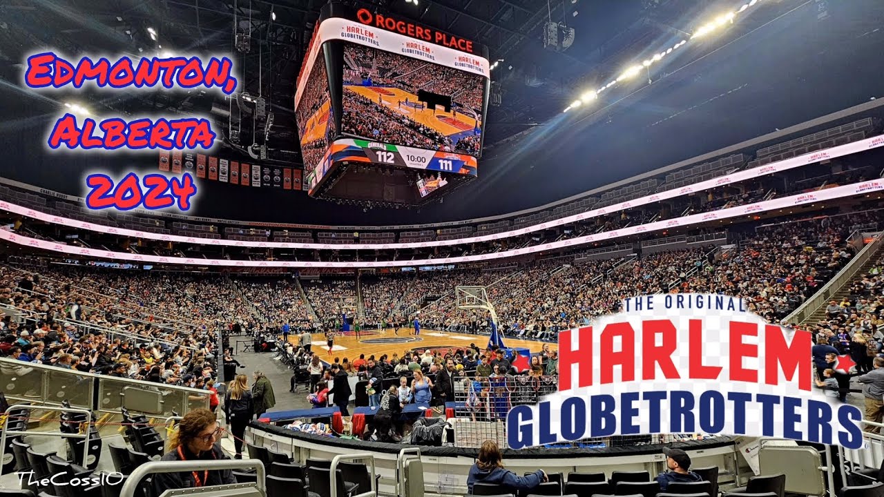 2024 Harlem Globetrotters Introduction In Edmonton, Alberta At Rogers Place- March 10th