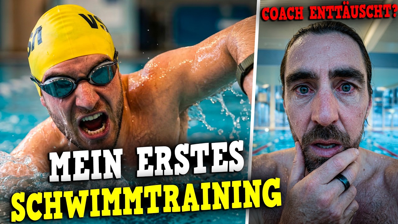 Mein erstes Schwimmtraining für den Ironman - Coach analysiert meine Technik | 100 Tagen zum Ironman