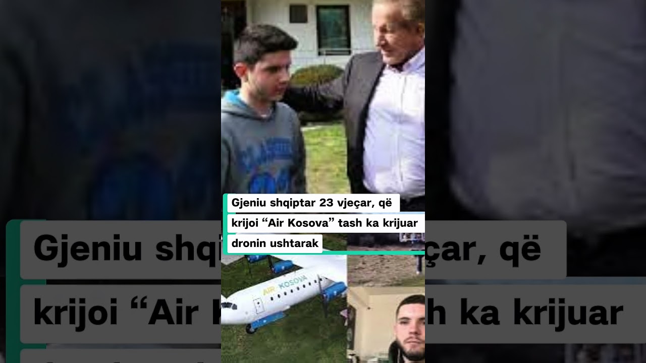 Gjeniu shqiptar 23 vjeçar, që krijoi “Air Kosova” tash ka krijuar dronin ushtarak