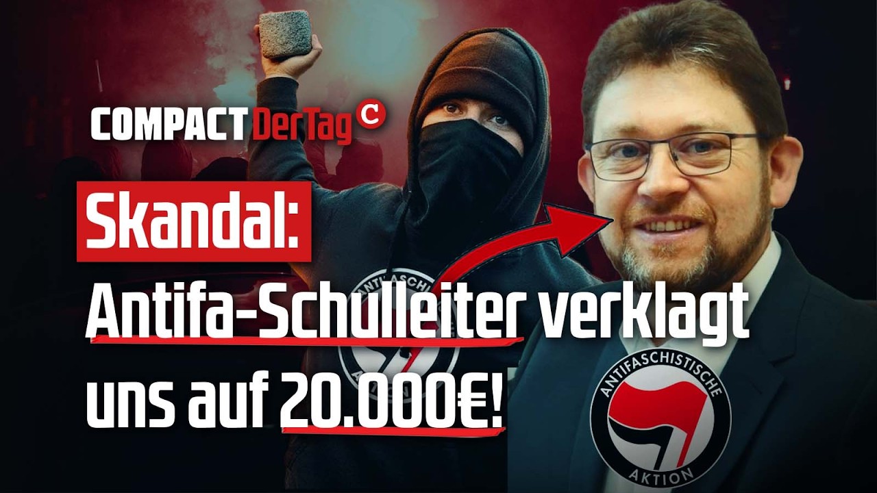 Skandal: Antifa-Schulleiter verklagt uns auf 20.000€!💥