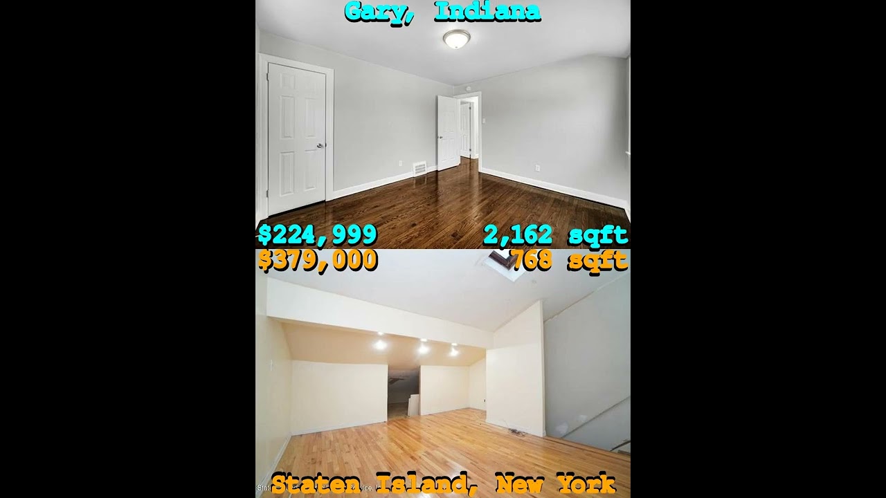 Select the better residence - Gary, Indiana vs Staten Island, New York 