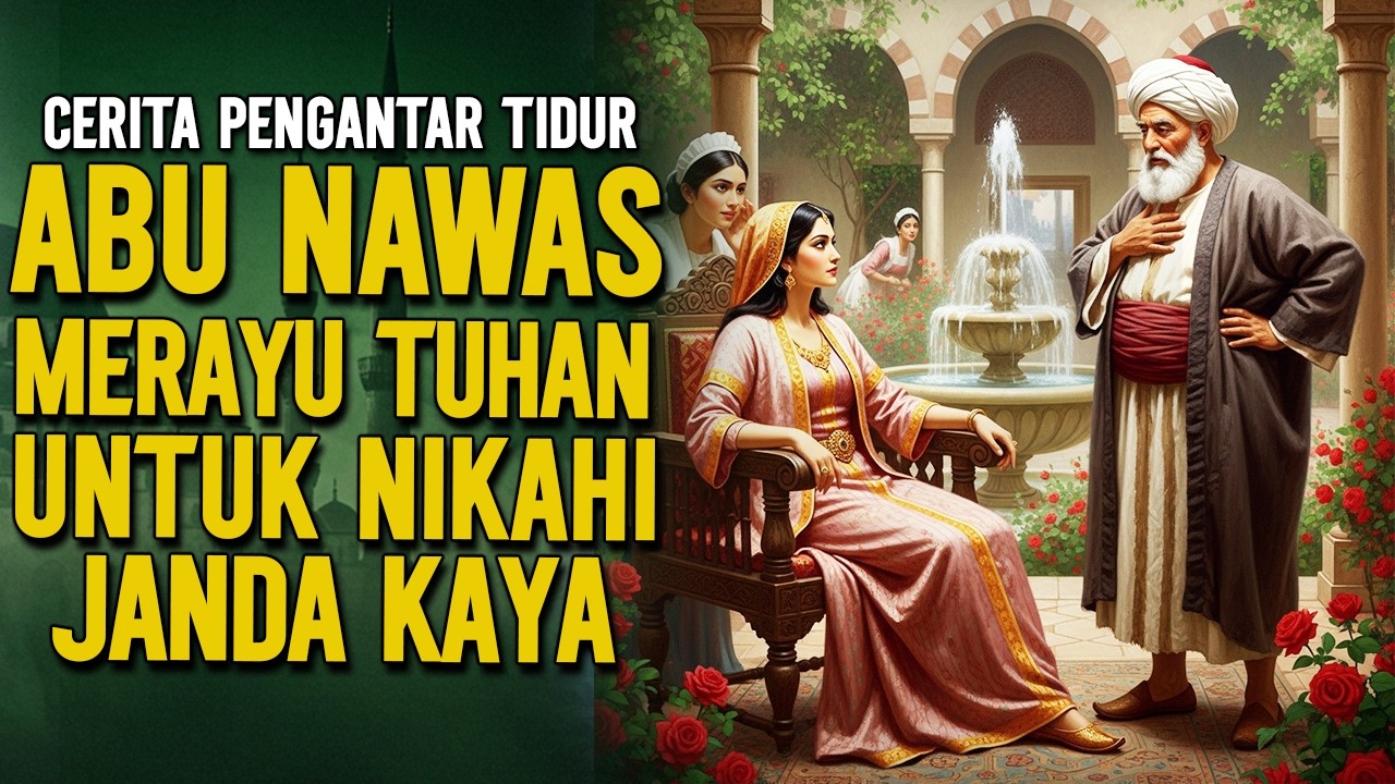 ABU NAWAS MERAYU TUHAN AGAR BISA MENIKAHI JANDA KAYA RAYA DIBAGHDAD || CERITA LUCU PENGANTAR TIDUR