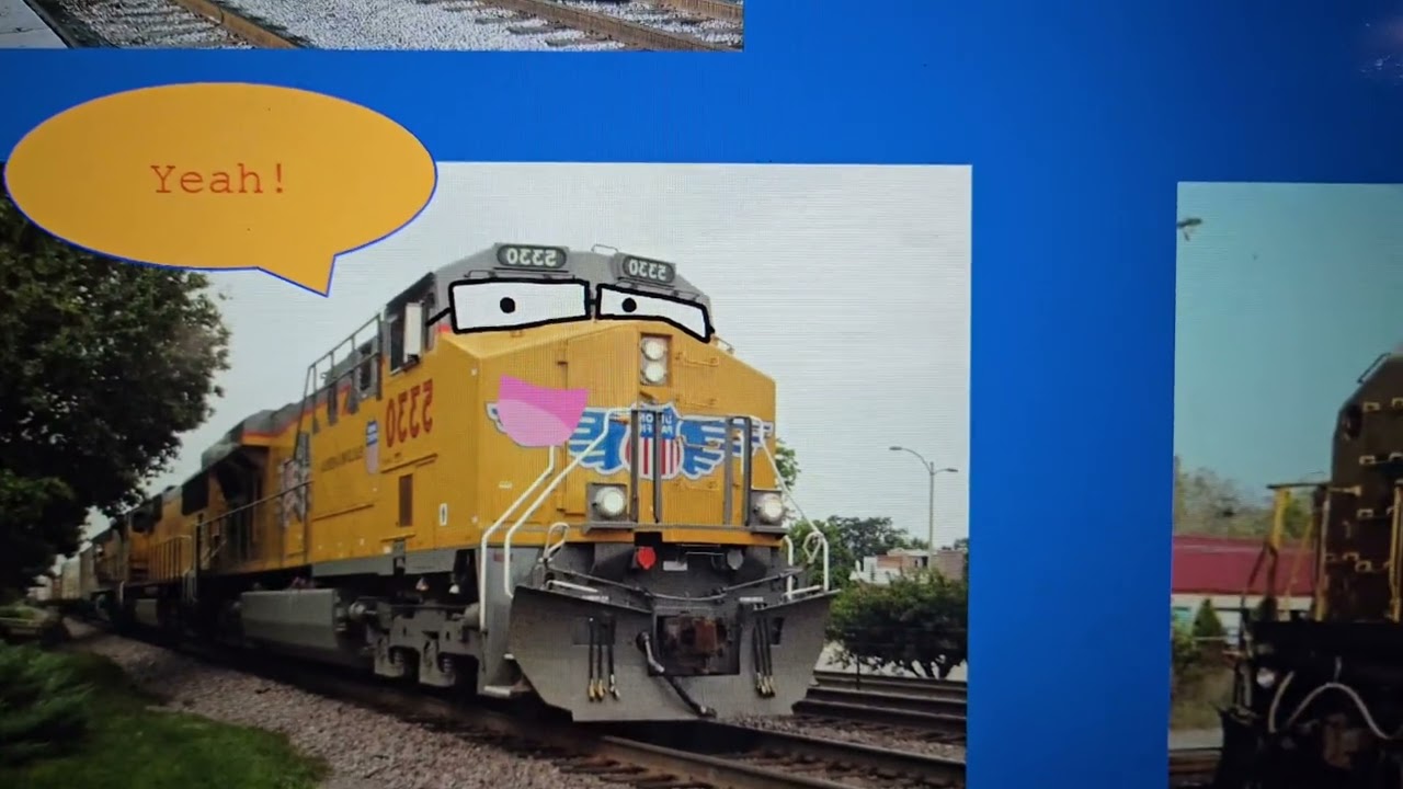UP #5330 & CSX #8747