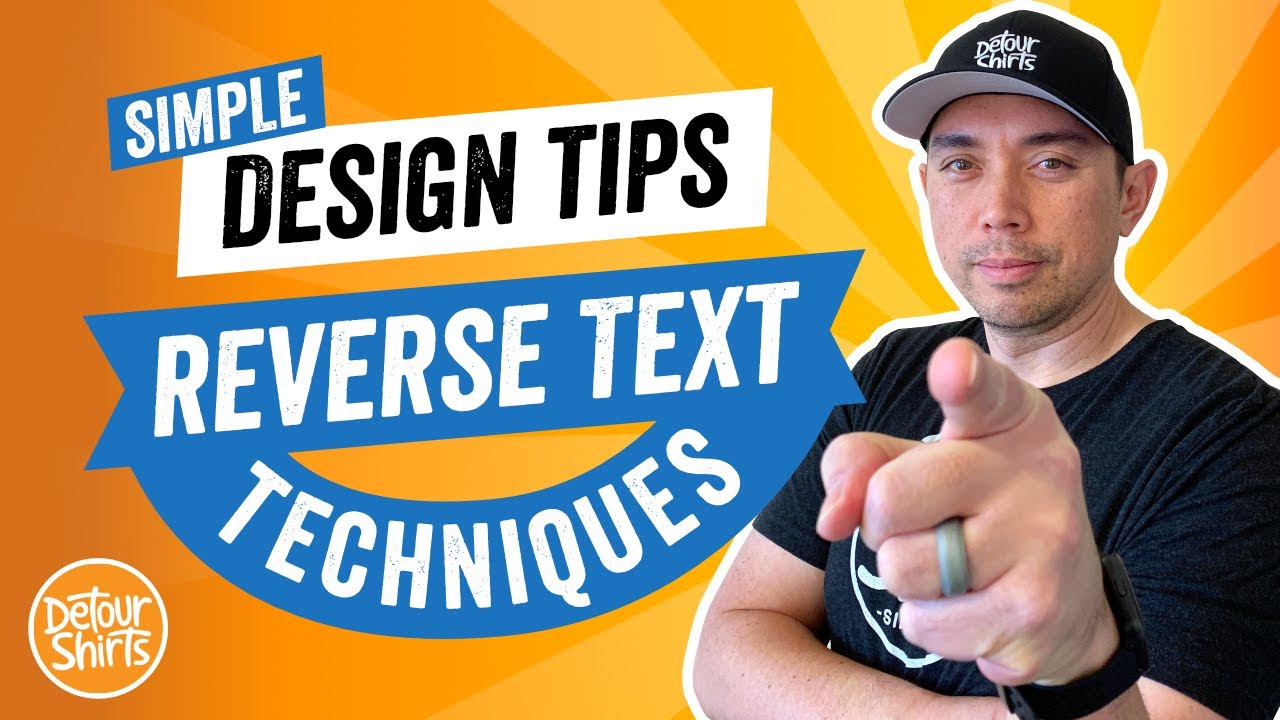 Simple Design Tips for Non-Designers - Reverse Text Techniques using Shapes on Affinity Designer