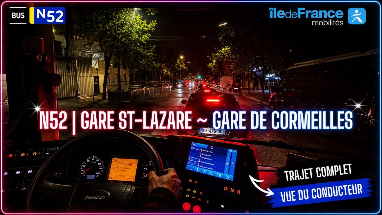 N52 | Gare St-Lazare ~ Gare de Cormeilles 