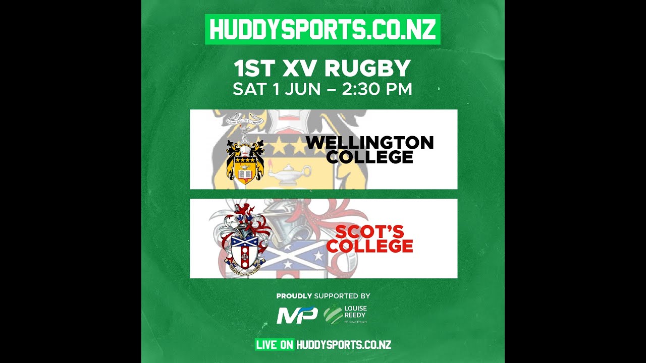 Wellington 1st XV Premiership: Wellington College vs Scots College
