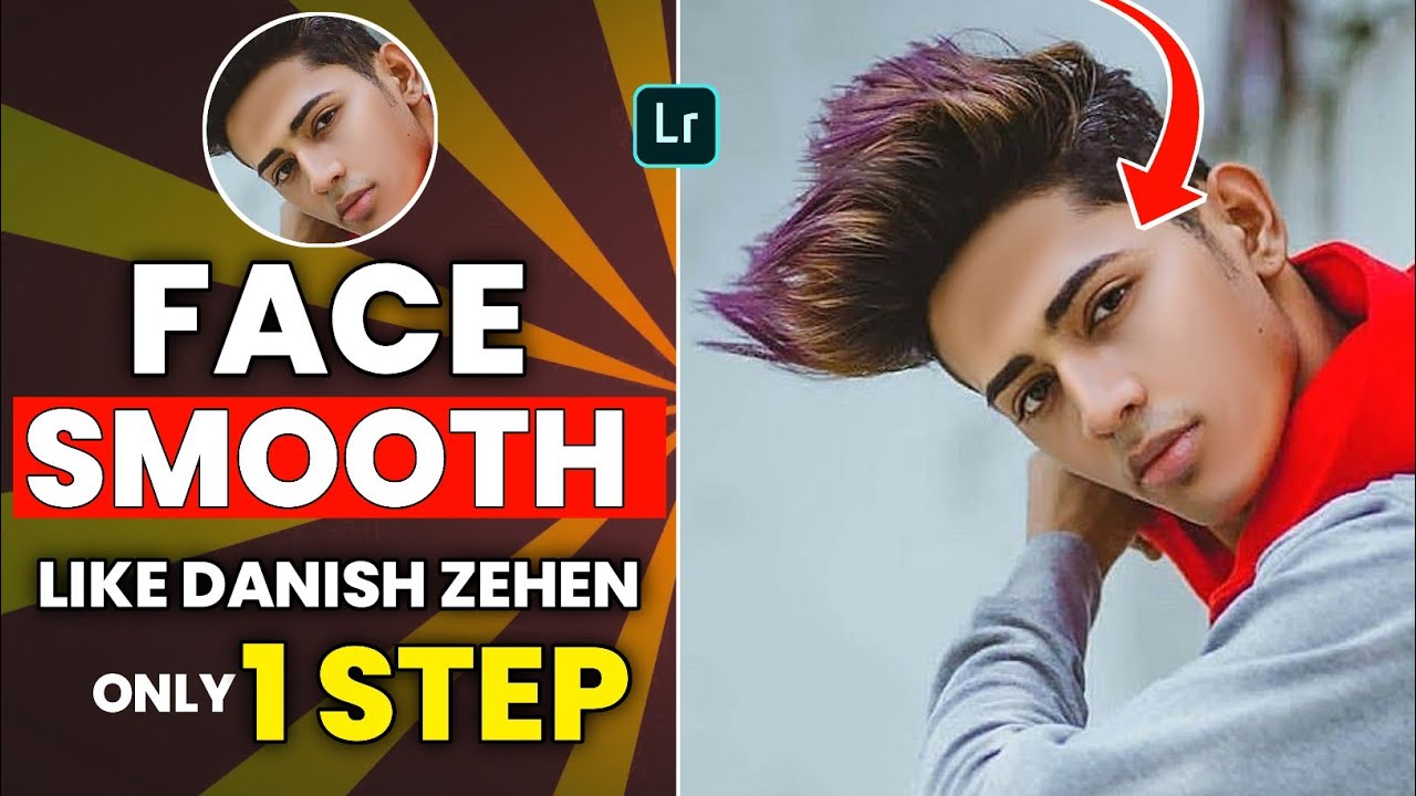 Lightroom Mobile Realistic Face Smooth New Trick | Danish Zehen Photo Editing | Skin Retouching