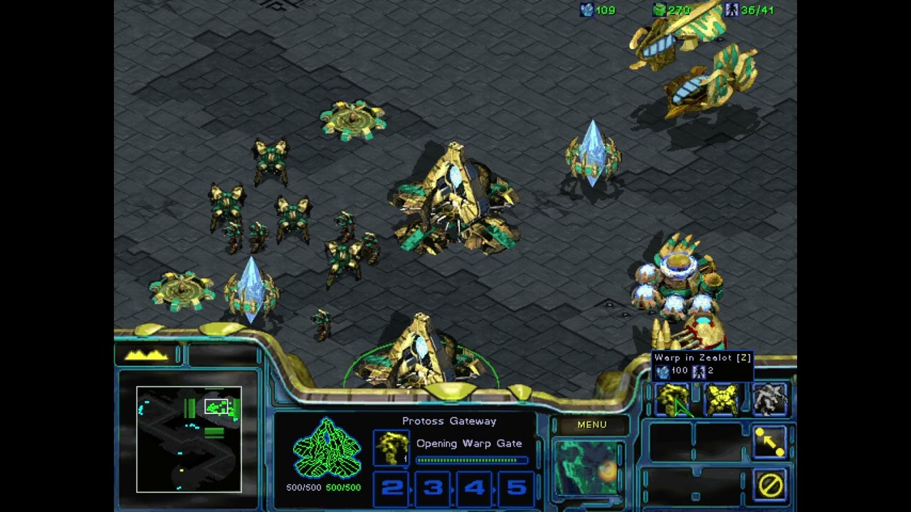 Starcraft Protoss vs Terran