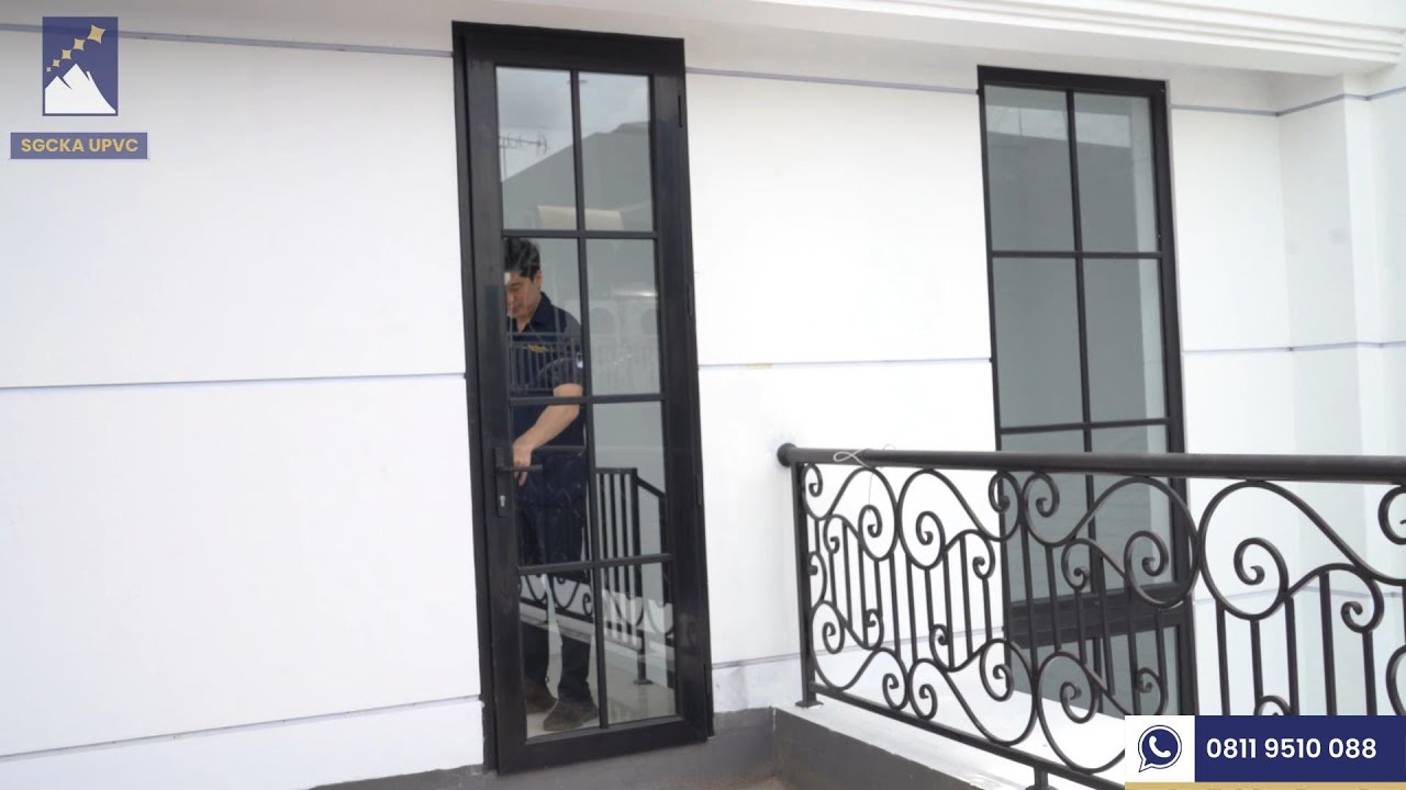 Pintu Swing UPVC untuk Rumah Modern | uPVC SGCKA Jakarta