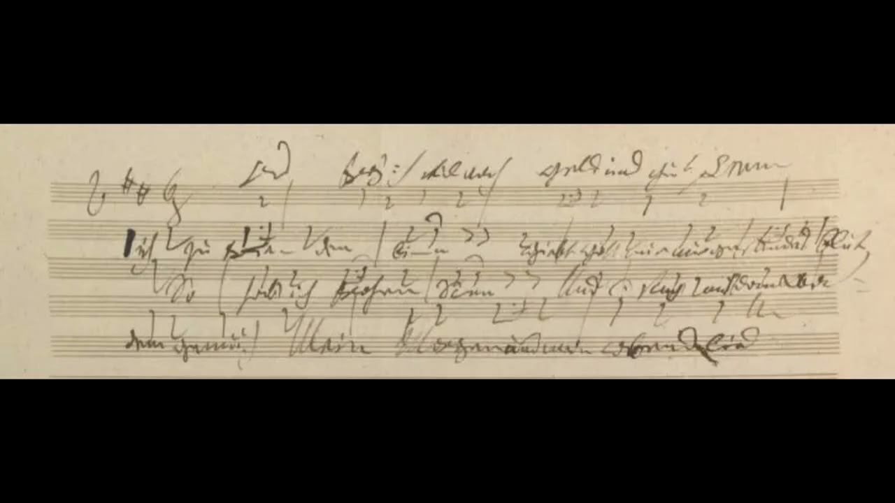Biamonti 632 Die Zufriedenheit - Abbozzo di Lied - Ricostruzione congetturale
