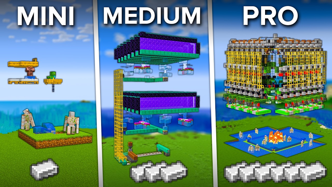 5 BEST Iron Farms WORTH Building in Minecraft 1.21+