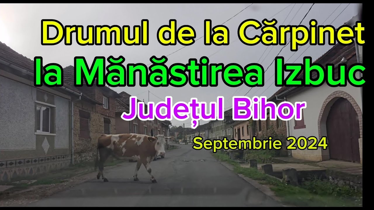 Drumul de la Cărpinet la Mănăstirea Izbuc jud.Bihor 🙏❤️